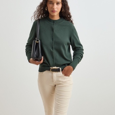 Casaco malha em lã e algodão Decenio