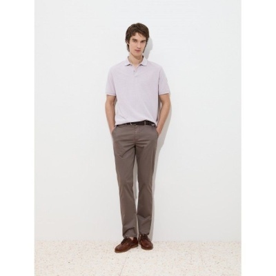 Polo de manga curta em algodão Decenio