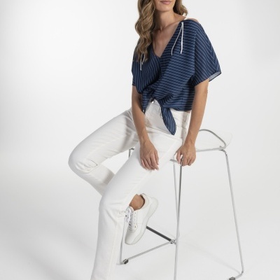 CALÇAS DE SARJA SLIM FIT ANA SOUSA