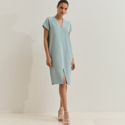 Vestido com corte recto Lion of Porches