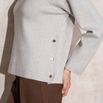 Camisola de malha com botões SMF