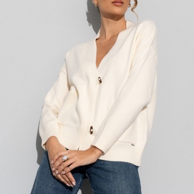 Casaco de malha com bolsos frontais Ferrache