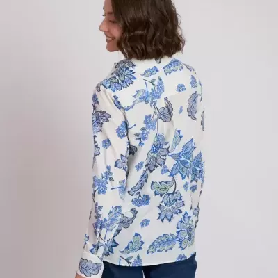 CAMISA FLORAL CRU NAF NAF