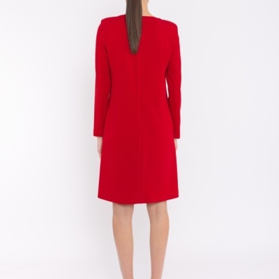 VESTIDO COM BOTÕES DOURADOS ARGGIDO