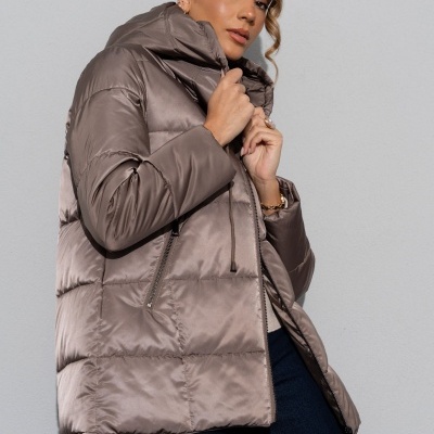 Parka acolchoada com capuz Ferrache