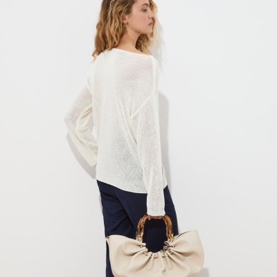 Camisola de malha tricotada Decenio