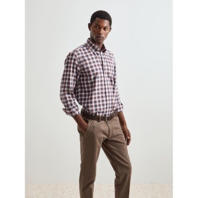 Camisa regular fit ao xadrez Decenio