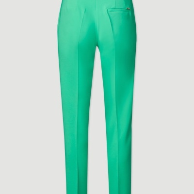 Calça clássica com cinto elástico na costa Ferrache