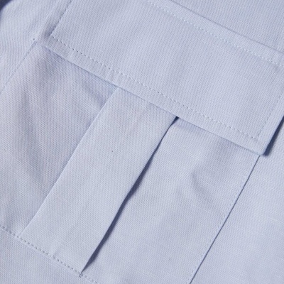 Camisa de manga curta em liocel e linho Lion of Porches