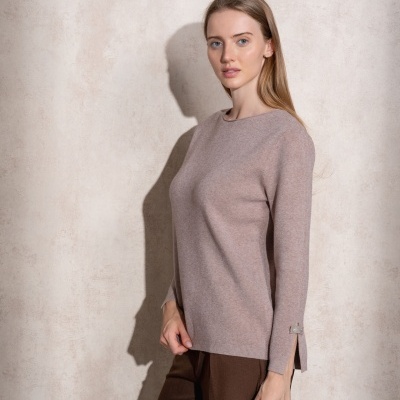 Camisola de malha com decote redondo SMF