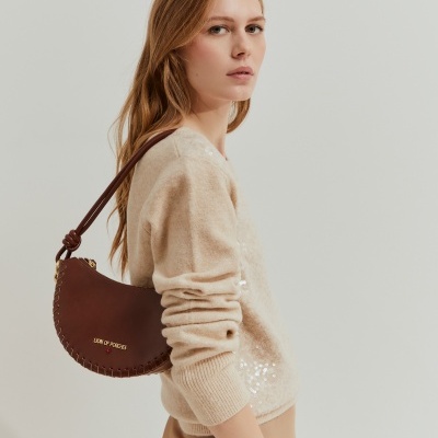 Camisola de malha tricotada com Lantejoulas Lion of Porches