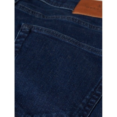 Calças de ganga slim fit lavagem escura Decenio