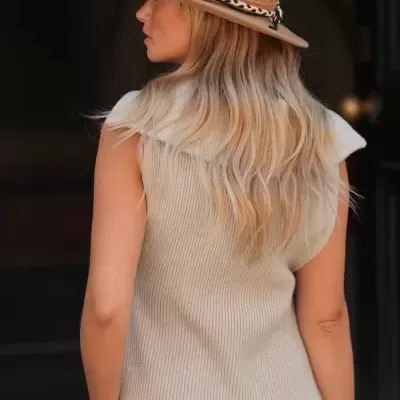 Colete Zíper Laterais Abertas Spaccio by Cristina