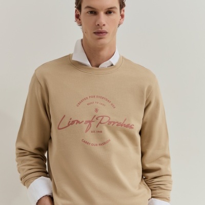 Sweatshirt em algodão Lion of Porches