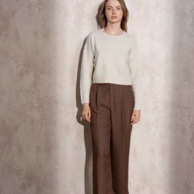 Camisola de malha com decote redondo SMF