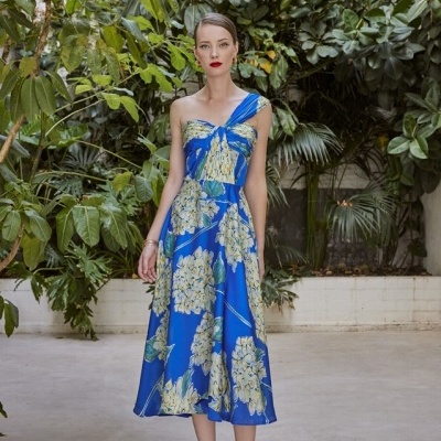 VESTIDO CHIFFLE MIDI CARLA RUIZ