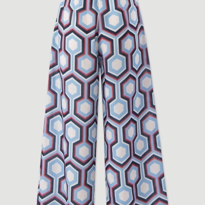 Calças culotte estampadas Ferrache