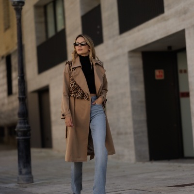 Gabardine comprida Swallow