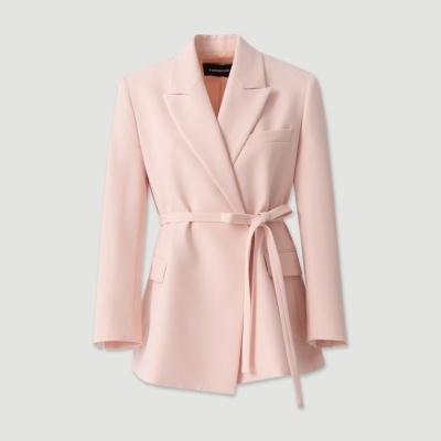 Blazer clássico com cinto Ferrache