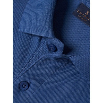 Polo de manga curta de algodão Decenio