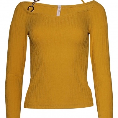 CAMISOLA DE MALHA COM ALÇA HALTER Sahoco