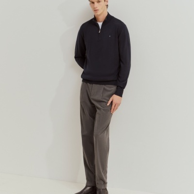 Camisola com carcela de algodão e caxemira Lion of Porches