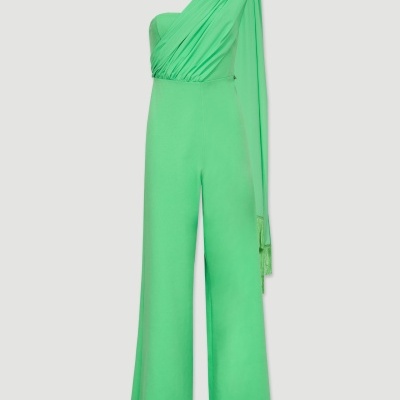 Macacão comprido com lenço Ferrache