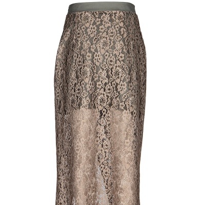 SAIA MIDI DE TRESPASSE EM RENDA Foursoul