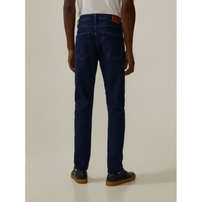 Calças de ganga slim fit lavagem escura Decenio