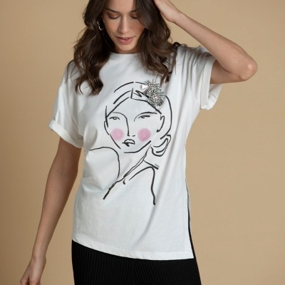 T-shirt estampada Sahoco