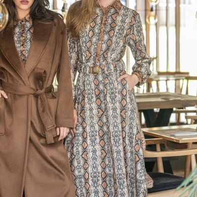 VESTIDO TECIDO CAMISEIRO FOURSOUL