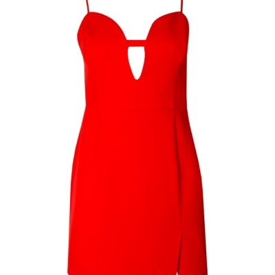 VESTIDO CURTO DECOTE PRONUNCIADO SAHOCO