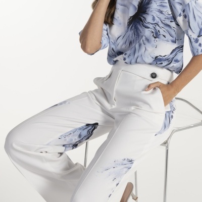 CALÇAS DE FATO ESTAMPADO ANA SOUSA