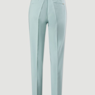 Calça clássica com cinto elástico Ferrache