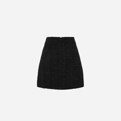 Saia curta com pormenor dourado Scripta