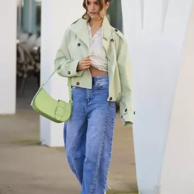 Jeans Wide Leg Estruturadas SPACCIO BY CRISTINA