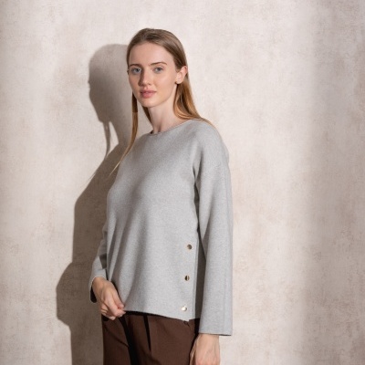 Camisola de malha com botões SMF