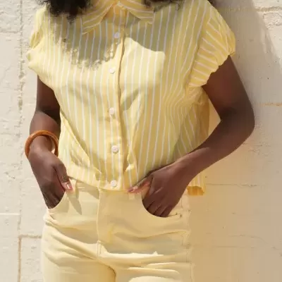 Blusa riscas Spaccio