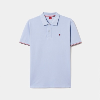 Polo piqué slim fit em algodão Lion of Porches