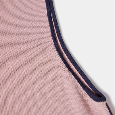 Colete de mangas cavas em malha Lion of Porches