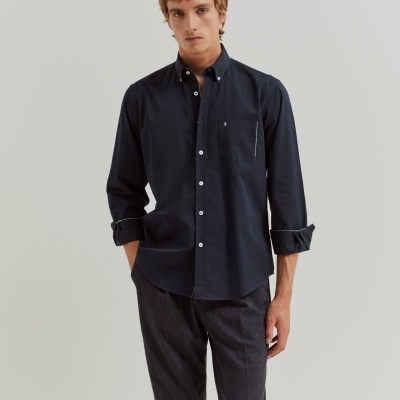 Camisa regular fit de algodão Lion of Porches