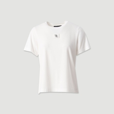 T-shirt com detalhe personalizado Ferrache