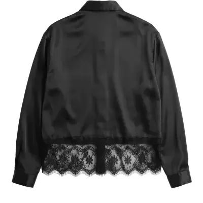 CAMISA CROP COM ENCAIXE RENDA FOURSOUL