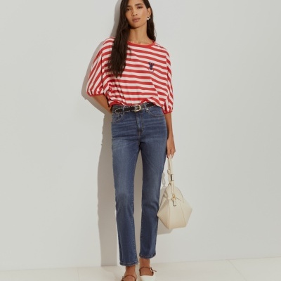 Calças denim regular fit Lion of Porches