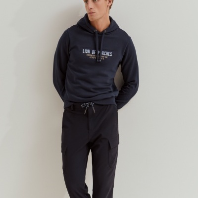 Sweatshirt Lion of Porches com capuz