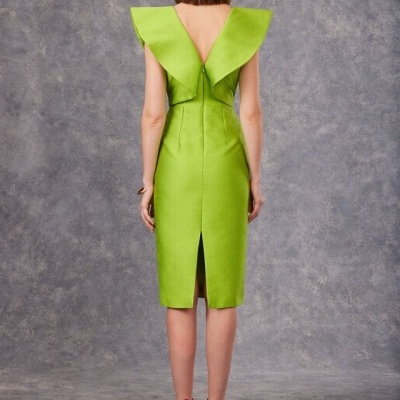 VESTIDO MIDI RETO CARLA RUIZ