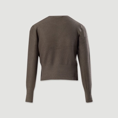 Camisola de malha curta com gola redonda Ferrache