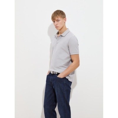 Polo de manga curta de algodão Decenio