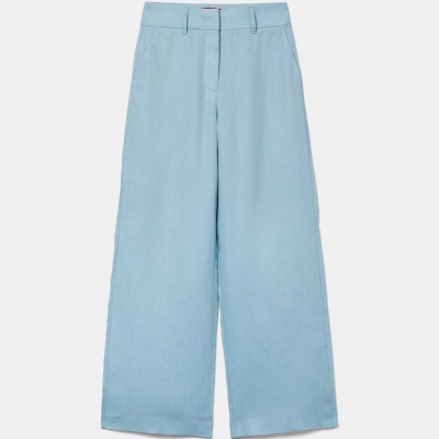 Calças em linho Lion of Porches