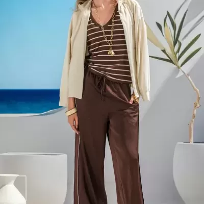 CALÇA CETIM FOURSOUL